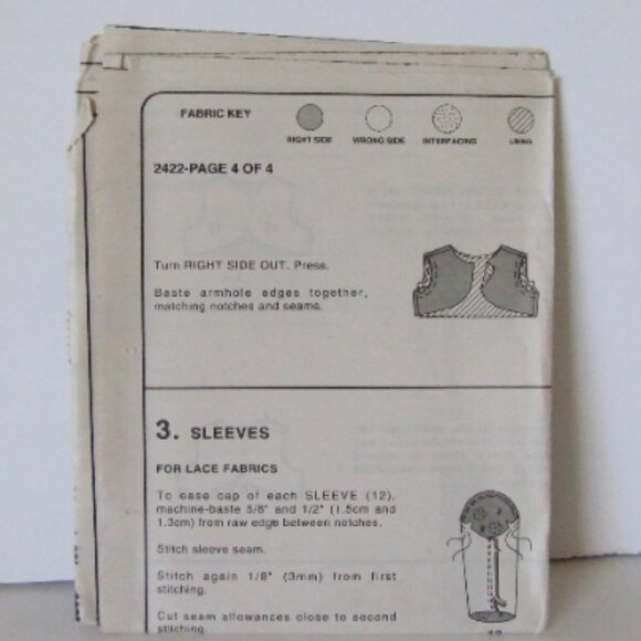 McCall's dress sewing pattern uncut vintage girls matching bolero jacket 1990s - Picture 7 of 9